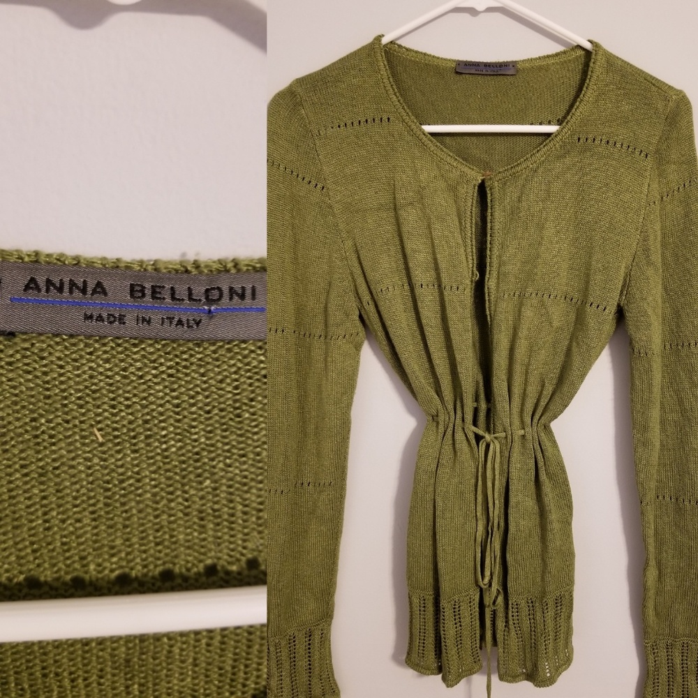 Anna Belloni button down sweater 2